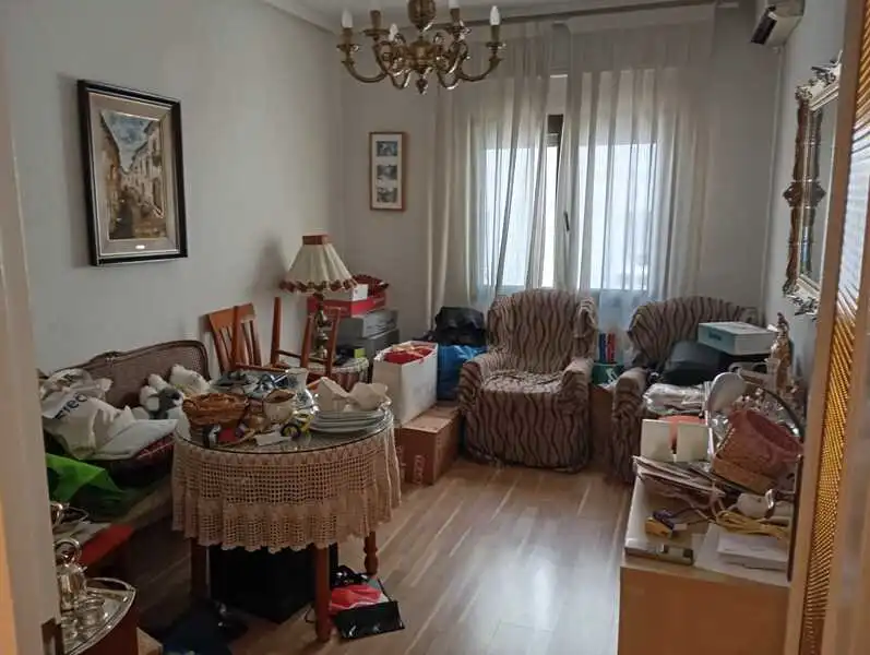 Sala de estar de Piso de alquiler en Madrid con Aire acondicionado, Calefacción y Terraza