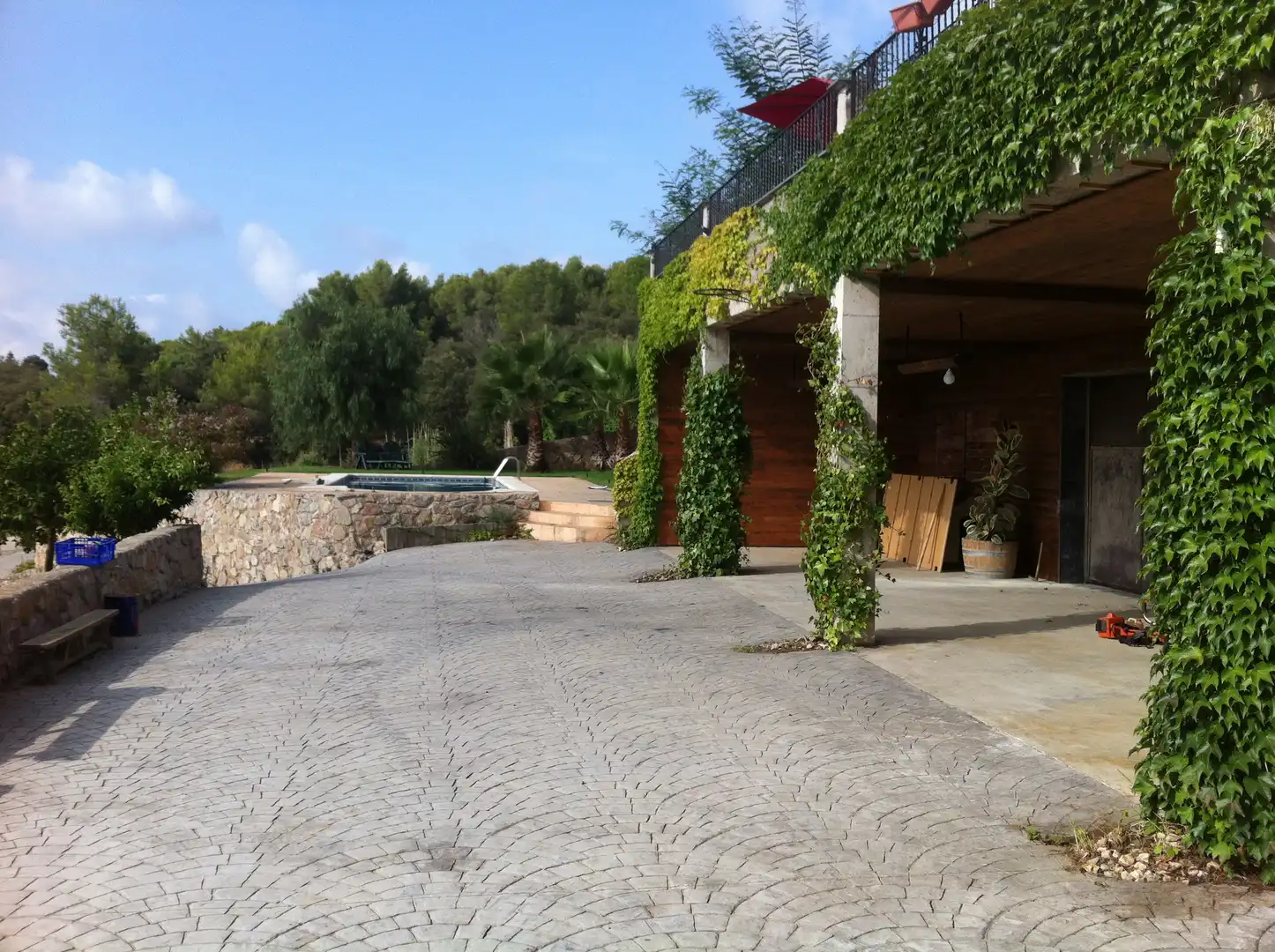 Terraza de Finca rústica en venta en Almoster con Calefacción, Terraza y Piscina