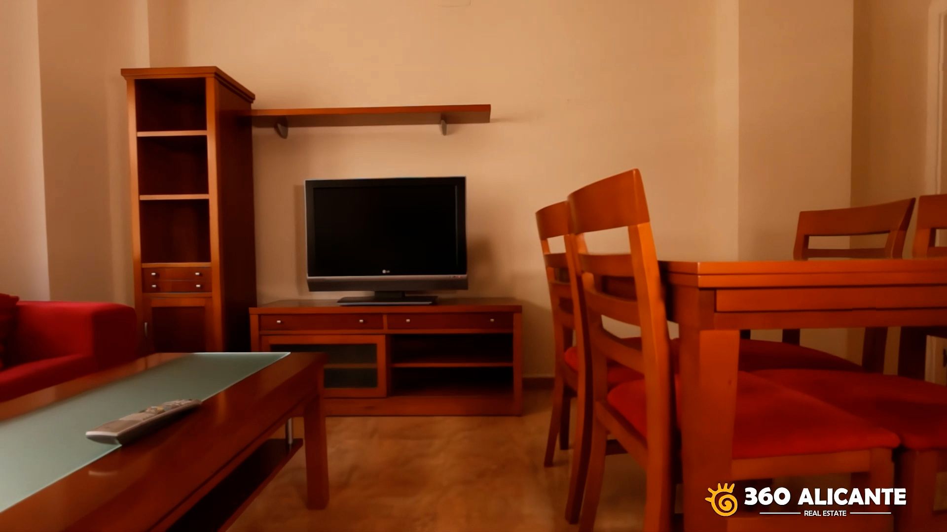 Living room of Flat for sale in Alicante / Alacant  with Air Conditioner, Storage room and Furnished