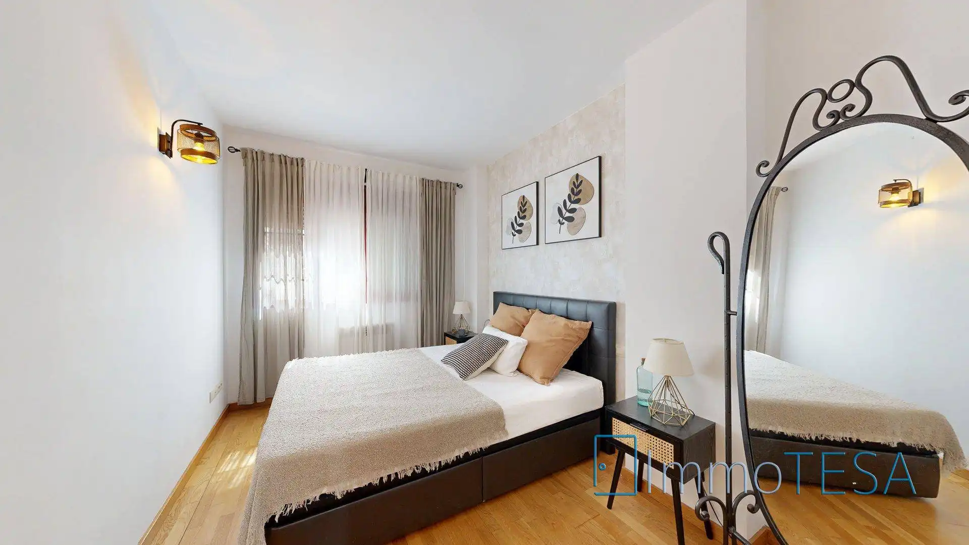 Schlafzimmer von Wohnung zum Verkauf in Barberà del Vallès mit Klimaanlage, Heizung und Parkett