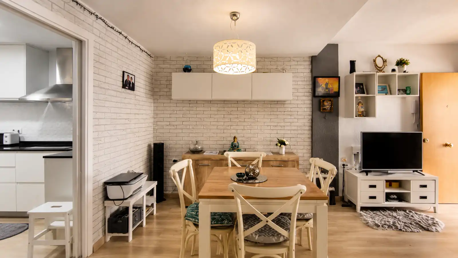 Esszimmer von Haus oder Chalet zum Verkauf in Santa Pola mit Klimaanlage, Heizung und Gemeinschaftspool