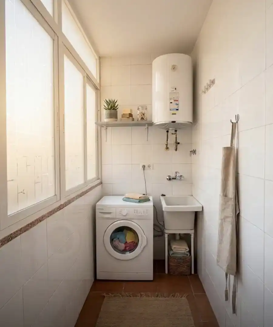 Badezimmer von Dachboden zum Verkauf in Chauchina mit Klimaanlage und Balkon