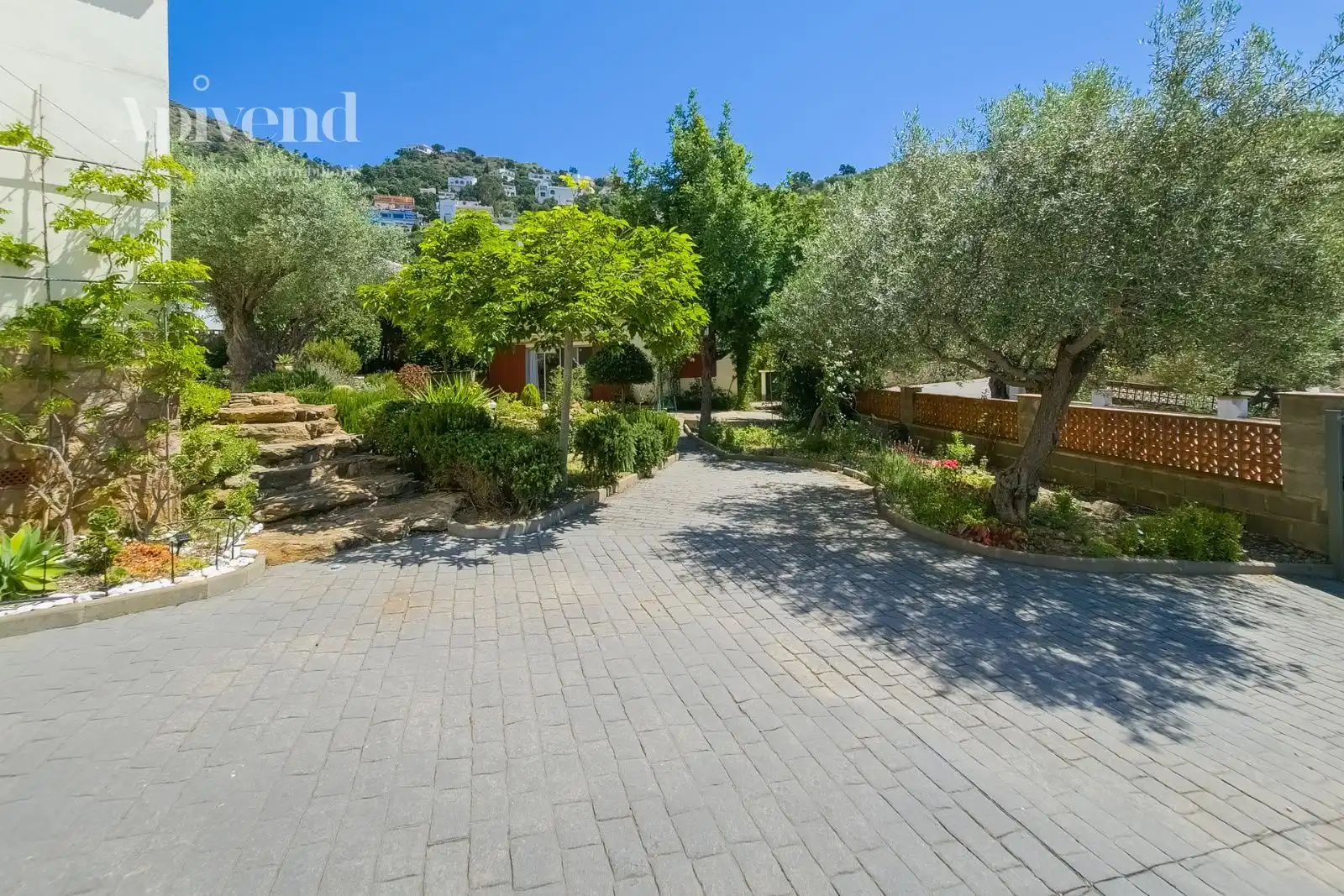 Exterior view of Houses for sale in Roses  with Air Conditioner, Heating and Private garden