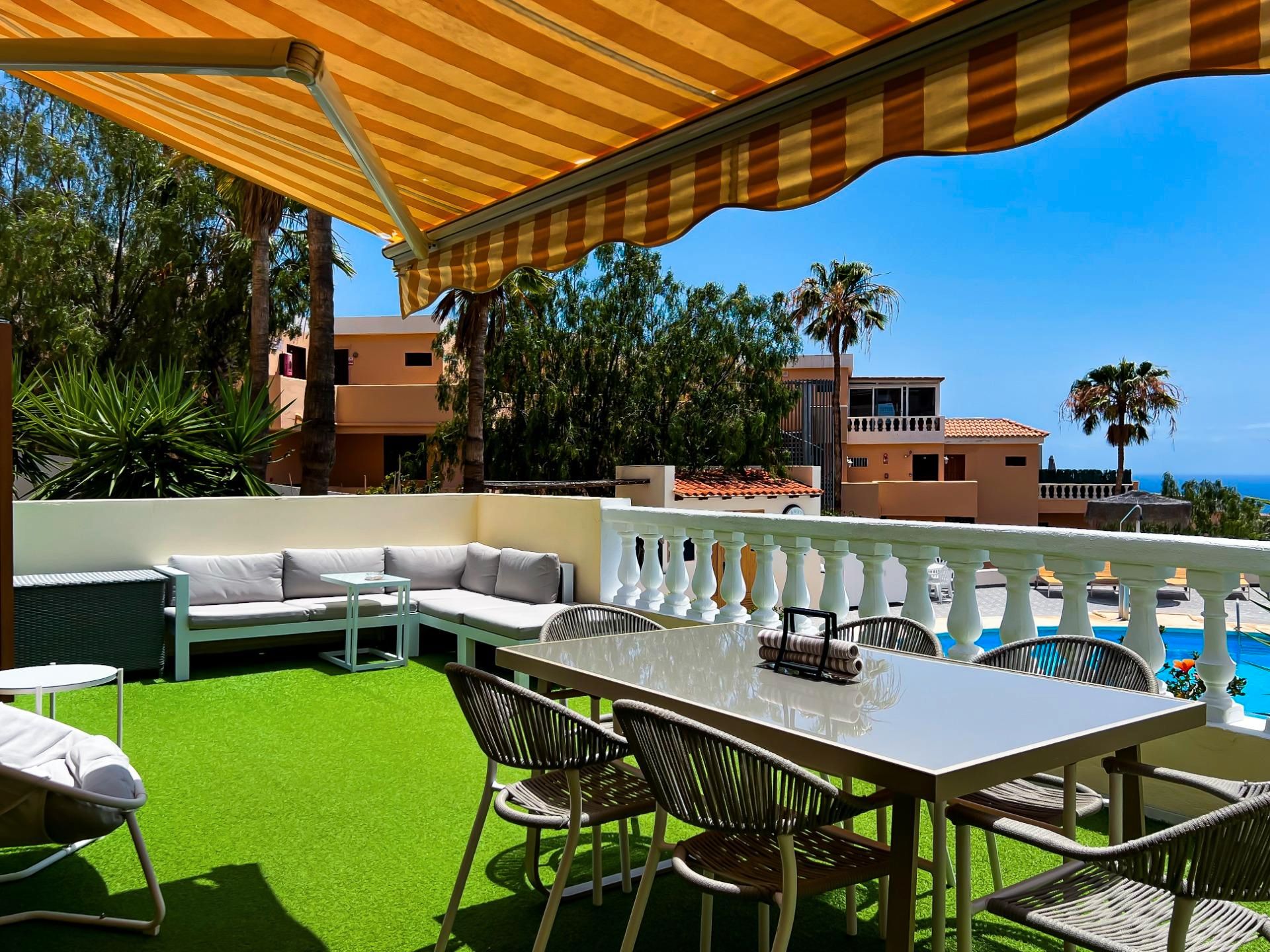 Terrace of Apartments for sale in Adeje  with Air Conditioner, Terrace and Furnished