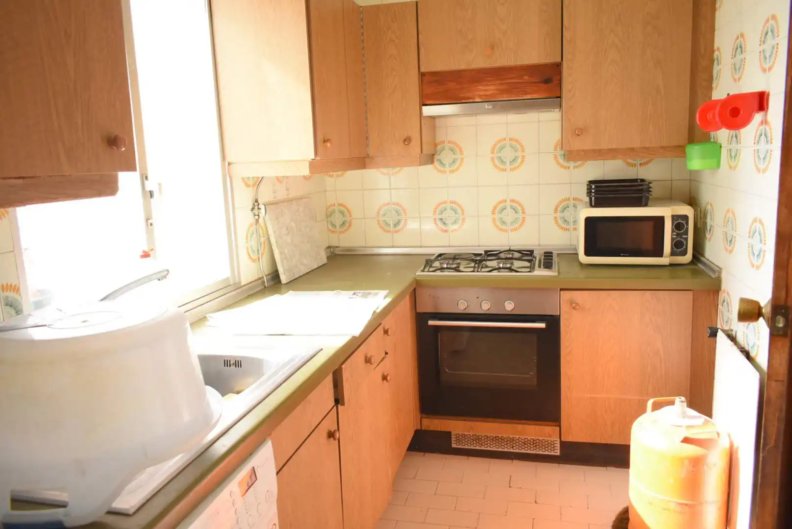 Cocina de Apartamento en venta en Pontevedra Capital  con Calefacción, Parquet y Trastero