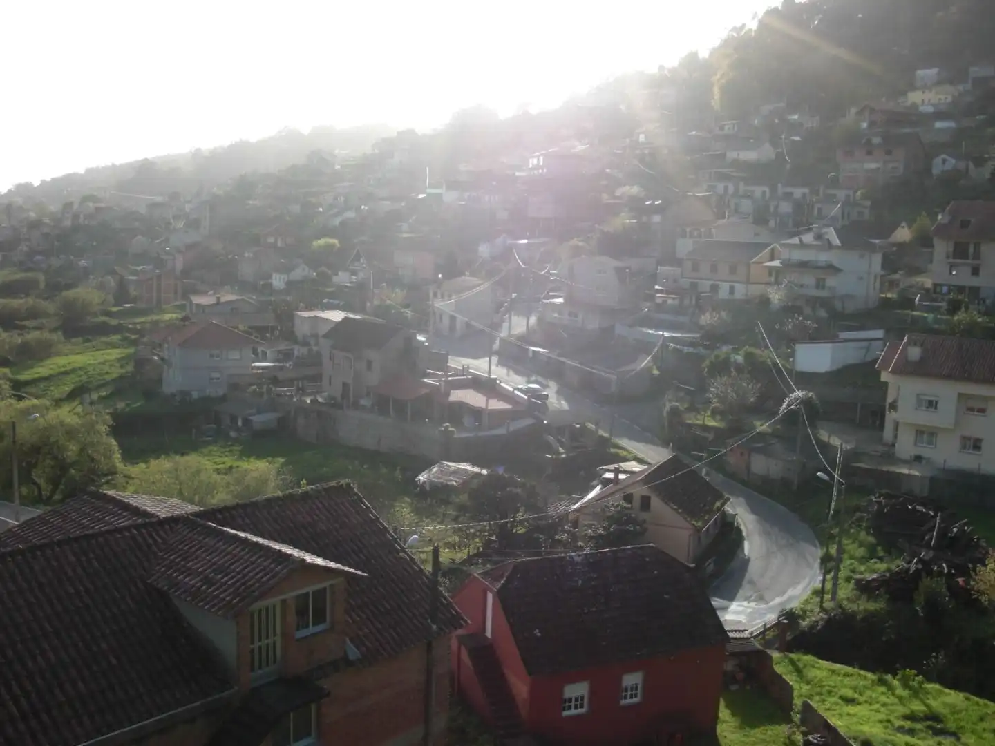 Vista exterior de Casa o xalet en venda en Moaña amb Calefacció, Jardí privat i Parquet