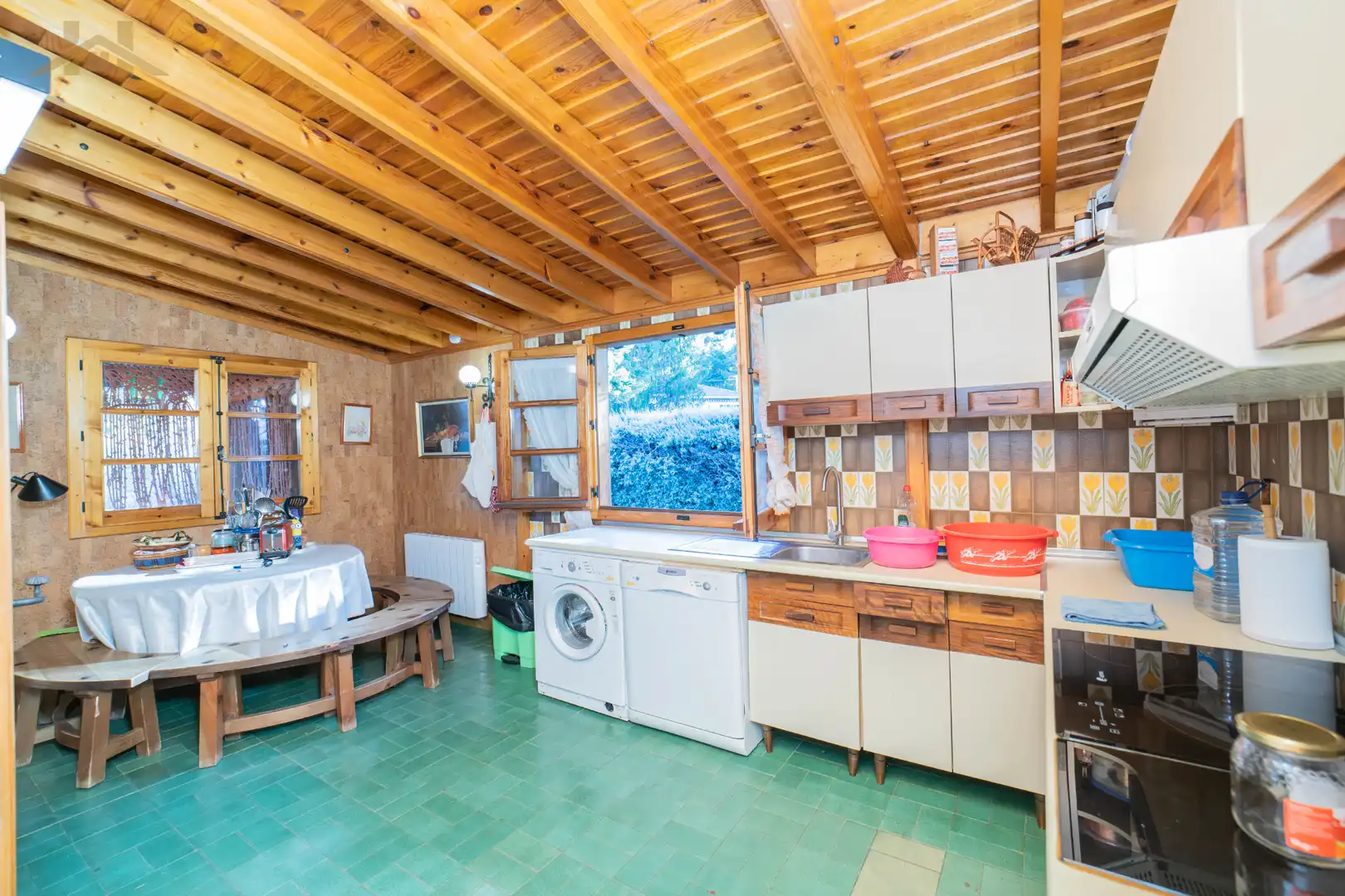 Cocina de Casa o chalet en venta en Collado Mediano con Calefacción, Jardín privado y Piscina