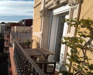 Balcony of Attic for sale in  Barcelona Capital  with Air Conditioner, Heating and Parquet flooring