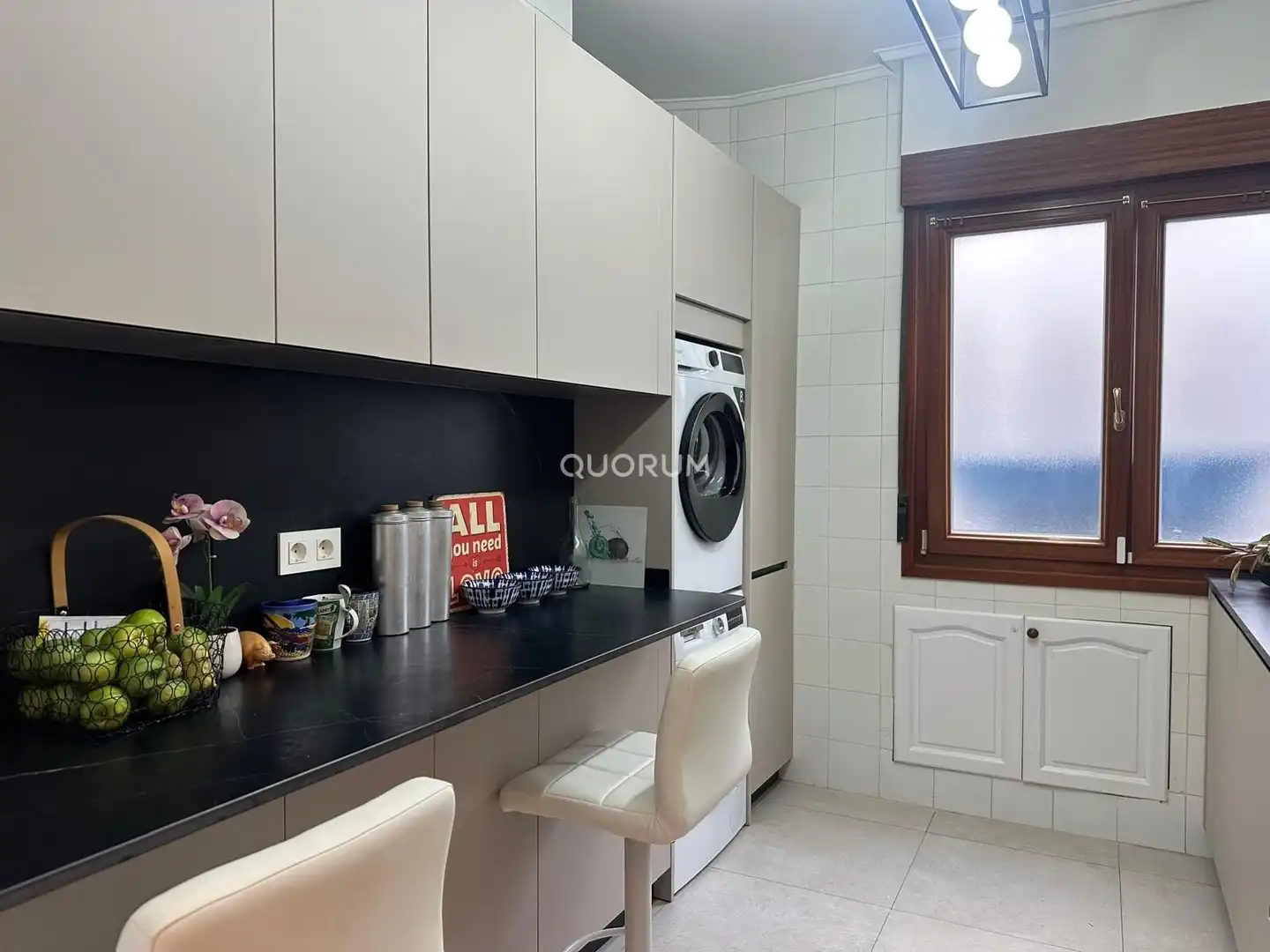 Cocina de Piso en venta en Getxo  con Calefacción, Terraza y Amueblado