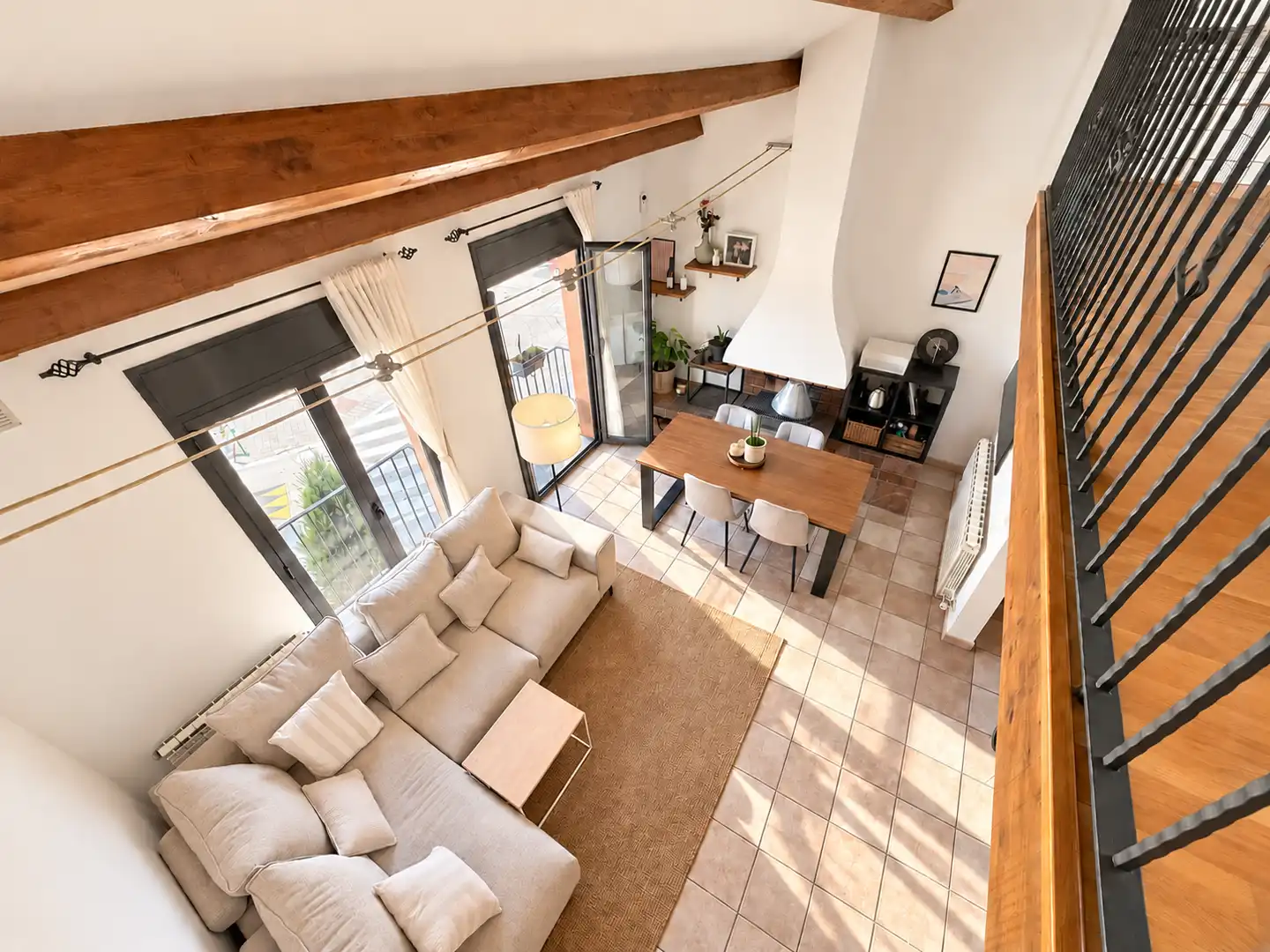 Living room of Duplexes for sale in Manlleu  with Heating, Oven and Balcony