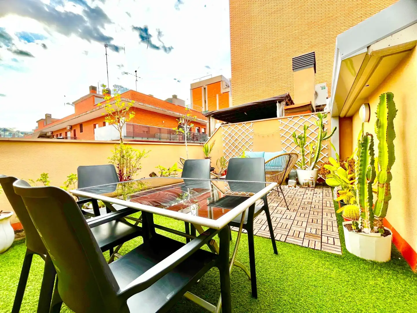 Terrassa de Dúplex en venda en Badalona amb Aire condicionat, Calefacció i Parquet