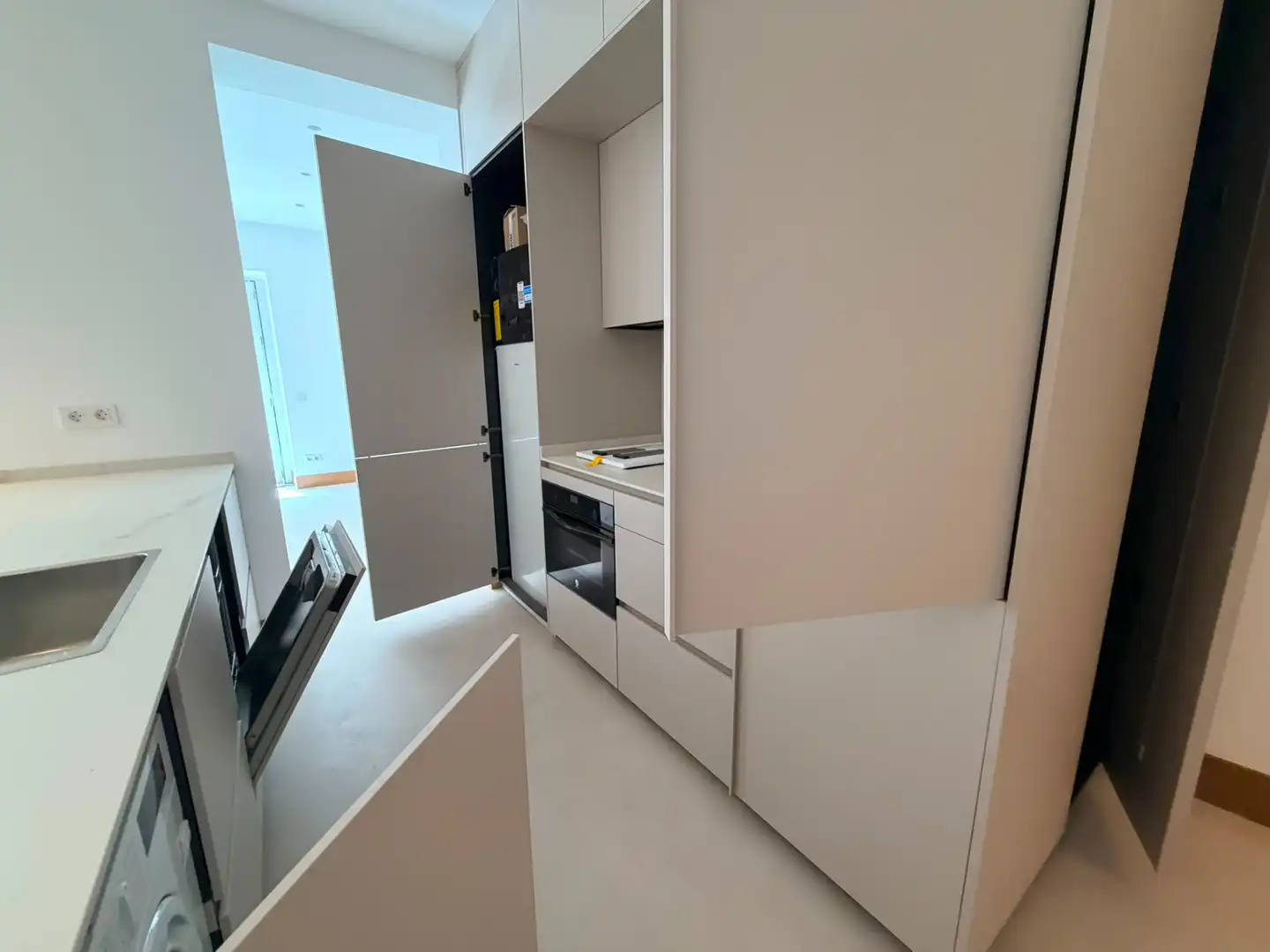 Kitchen of Flat for sale in Madrid  with Air Conditioner, Heating and Balcony