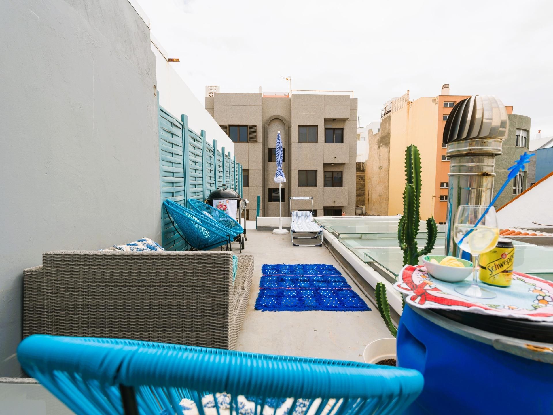 Terraza de Casa o chalet en venta en Las Palmas de Gran Canaria con Aire acondicionado, Terraza y Amueblado