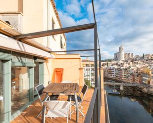 Balcony of Apartment for sale in Girona Capital  with Air Conditioner and Terrace