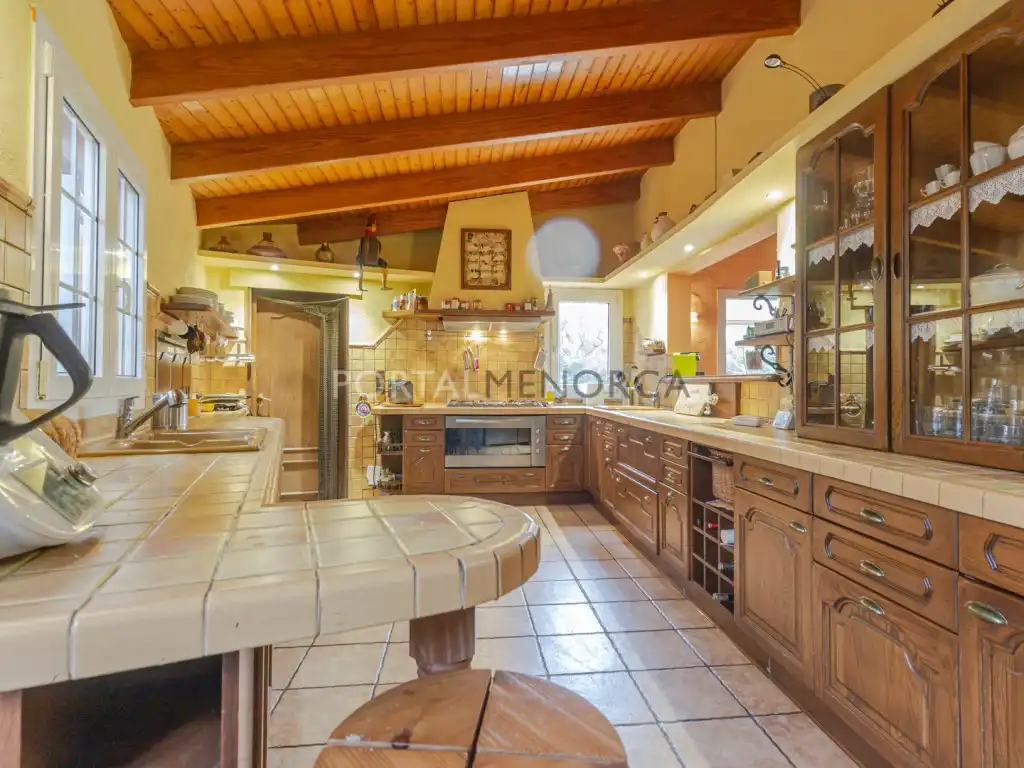 Cocina de Finca rústica en venta en Maó - Mahón con Aire acondicionado, Jardín privado y Terraza