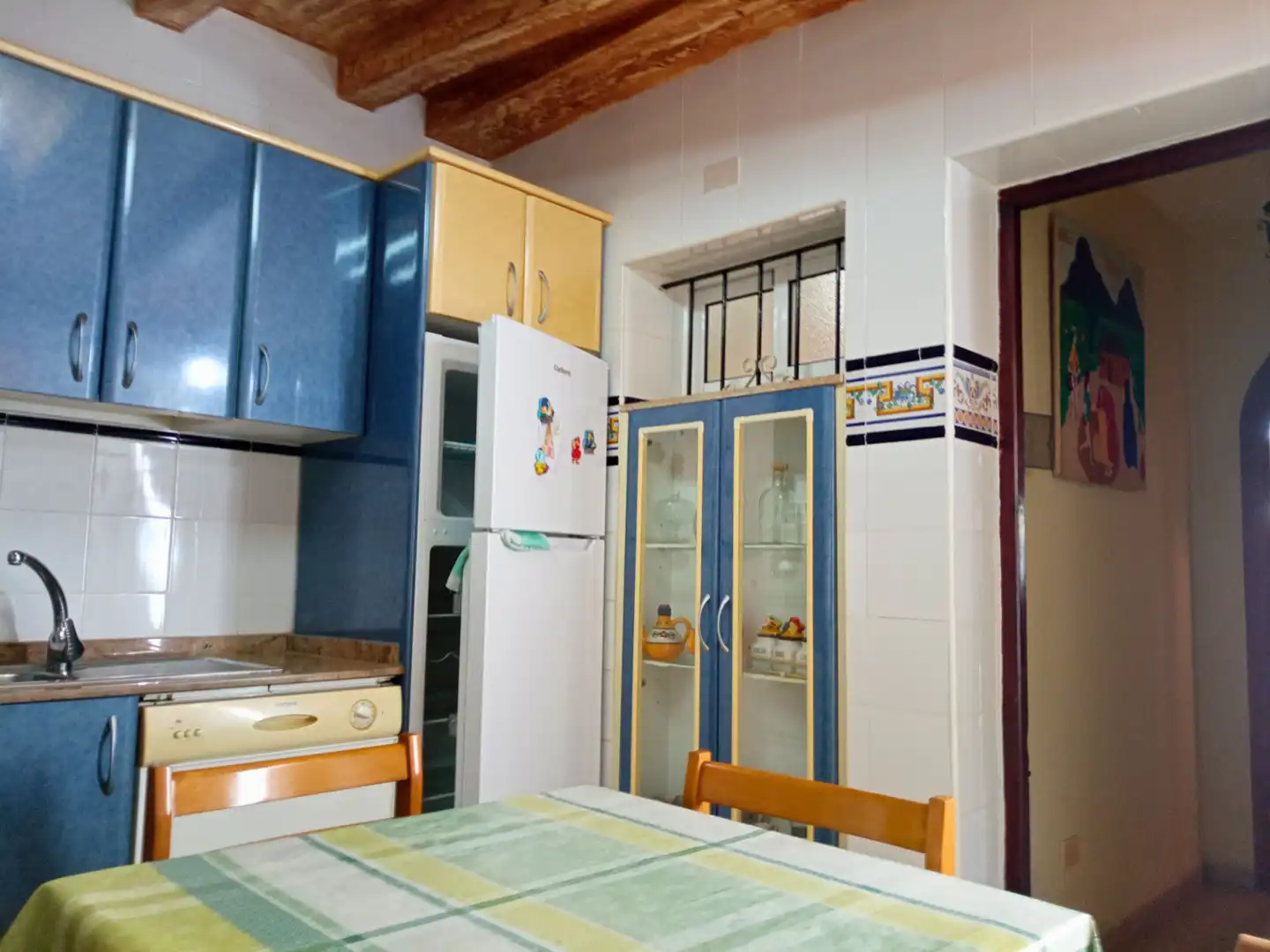 Cuina de Casa adosada en venda en San Javier amb Jardí privat, Traster i Moblat