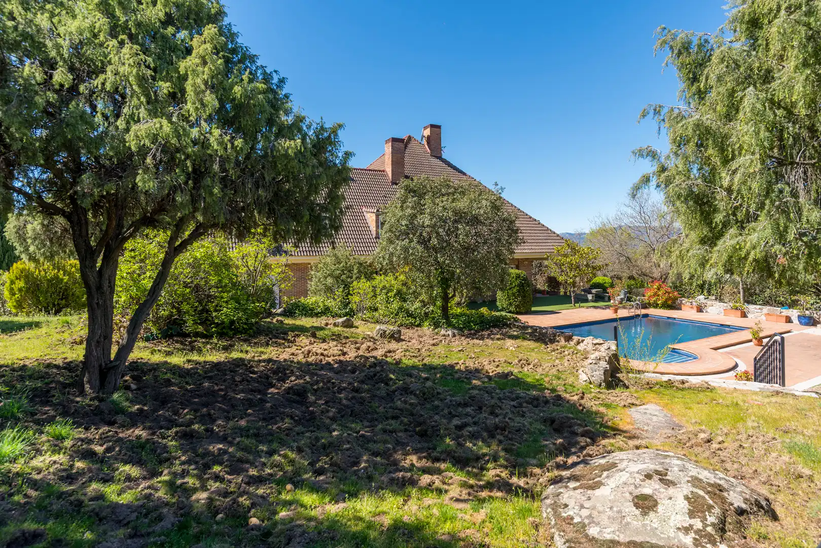 Garden of Houses for sale in Collado Villalba  with Air Conditioner, Heating and Private garden