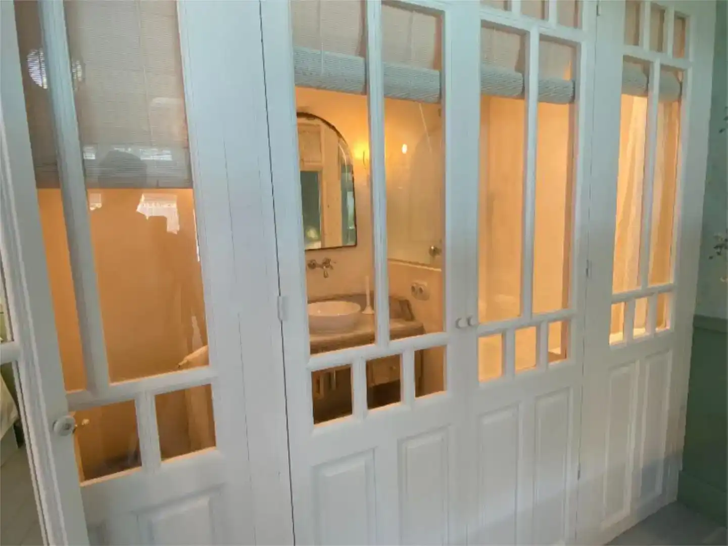 Bany de Casa o xalet de lloguer en Castelldefels amb Aire condicionat, Jardí privat i Piscina