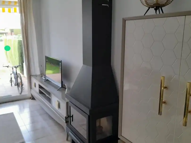 Sala d'estar de Casa adosada en venda en Castell d'Aro, Platja d'Aro i s'Agaró amb Calefacció, Jardí privat i Terrassa