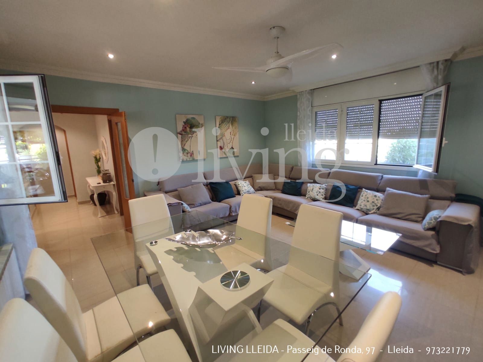 Living room of House or chalet for sale in Bell-lloc d'Urgell  with Heating, Private garden and Terrace