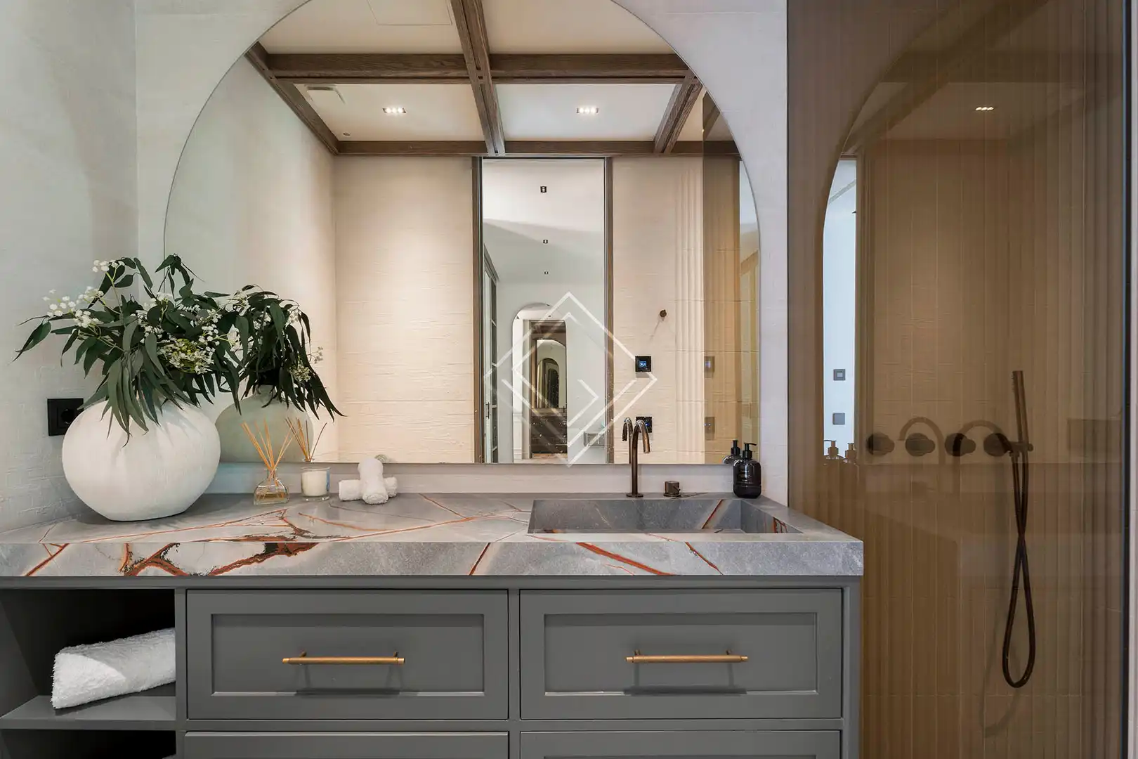 Baño de Casa o chalet en venta en Marbella con Aire acondicionado, Jardín privado y Terraza
