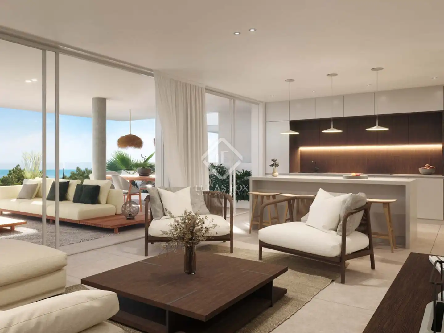 Sala de estar de Ático en venta en Es Mercadal con Aire acondicionado, Calefacción y Terraza