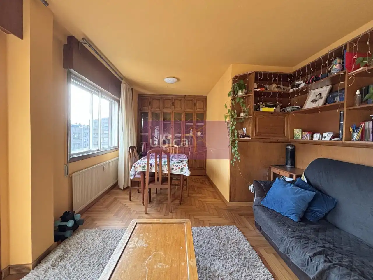 Wohnzimmer von Wohnung zum Verkauf in O Porriño   mit Heizung, Parkett und Terrasse