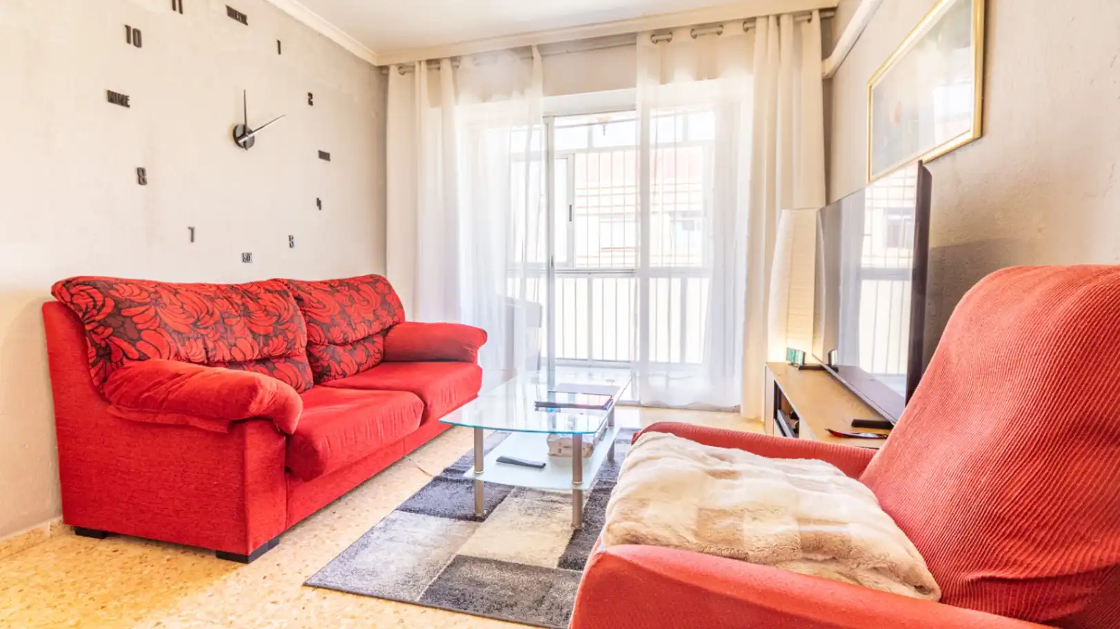 Living room of Flat for sale in Dénia  with Air Conditioner, Heating and Terrace