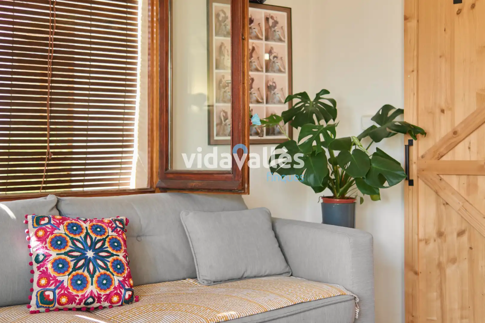 Sala de estar de Ático en venta en Barcelona con Aire acondicionado, Calefacción y Parquet