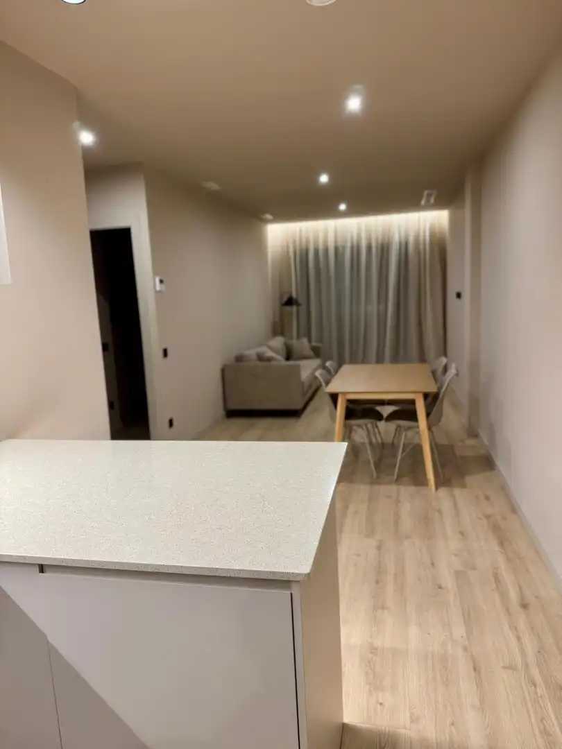 Wohnzimmer von Wohnung zur Miete in Badalona mit Klimaanlage, Heizung und Möbliert