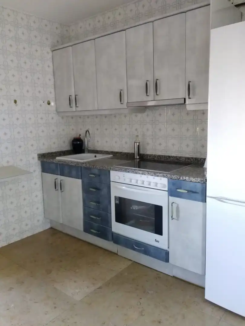 Cocina de Piso de alquiler en Zaragoza con Calefacción, Amueblado y Horno