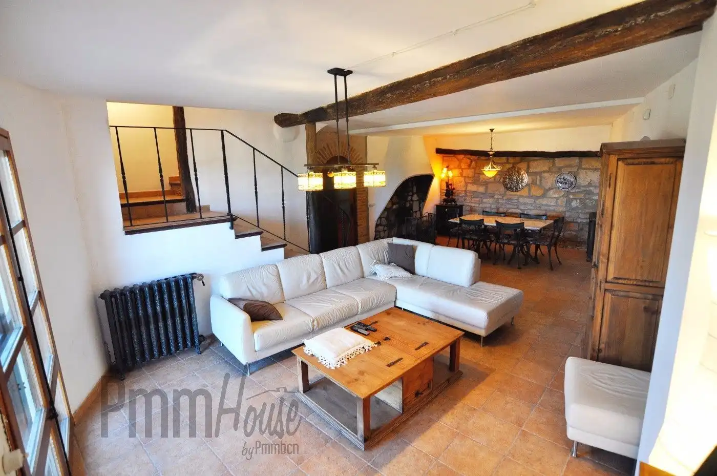 Sala de estar de Finca rústica en venta en Calonge de Segarra con Terraza, Trastero y Piscina