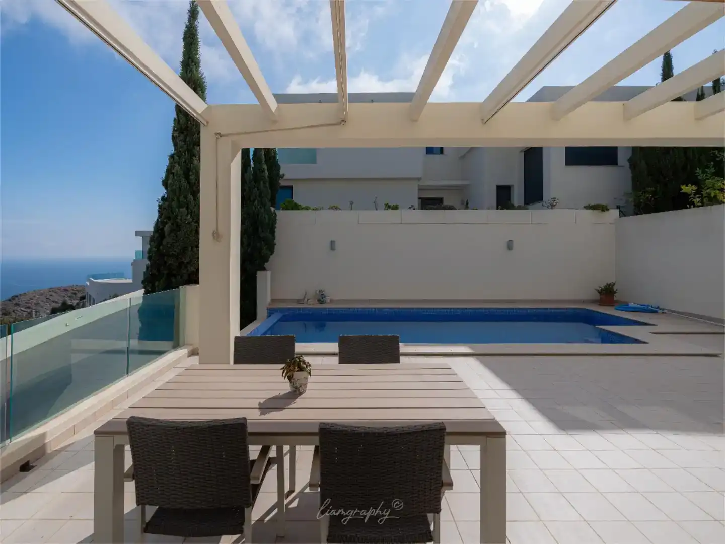 Terrassa de Casa o xalet en venda en Cartagena amb Aire condicionat, Piscina i Balcó