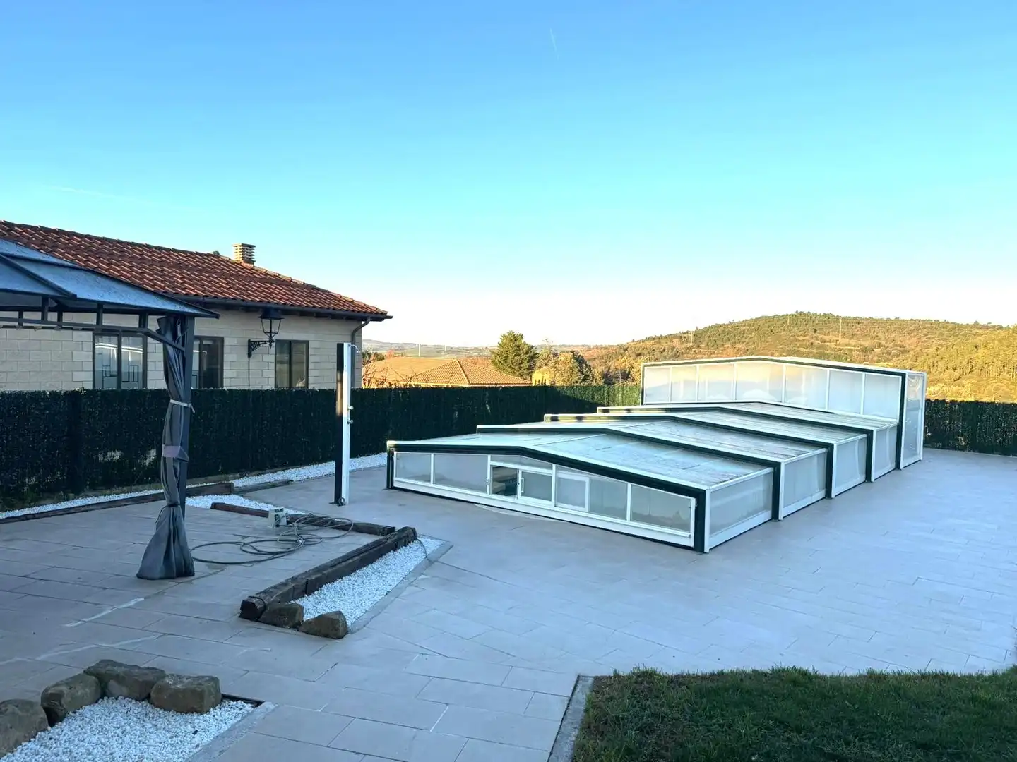 Terraza de Casa o chalet en venta en Olóriz / Oloritz con Aire acondicionado, Calefacción y Jardín privado