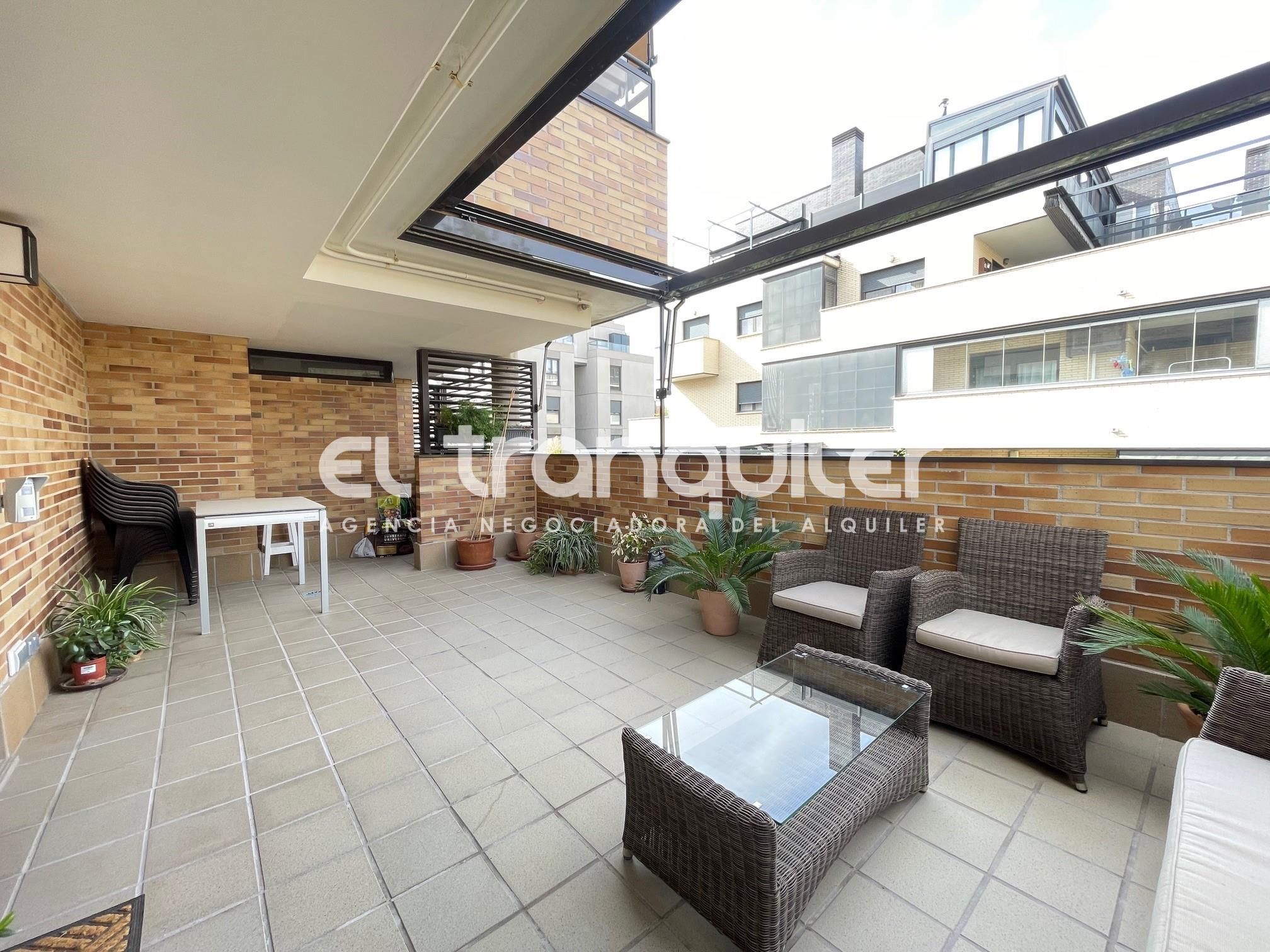 Terrace of Flat to rent in Pinto  with Air Conditioner, Terrace and Swimming Pool