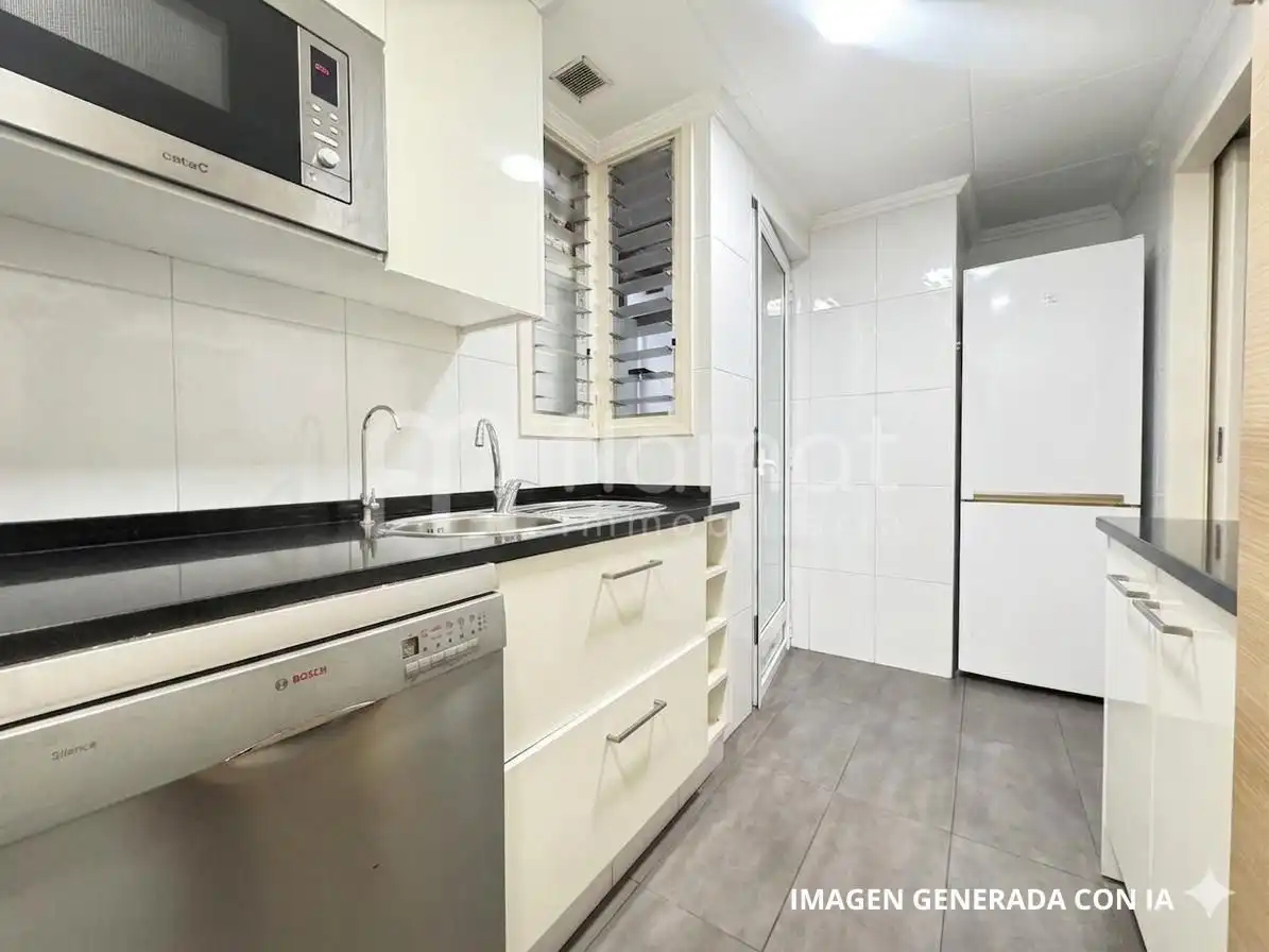 Cocina de Piso en venta en Girona con Terraza