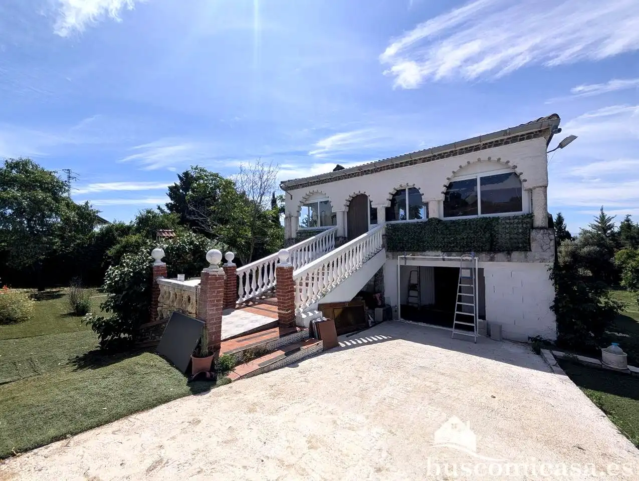 Vista exterior de Finca rústica en venda en Linares amb Aire condicionat, Jardí privat i Terrassa