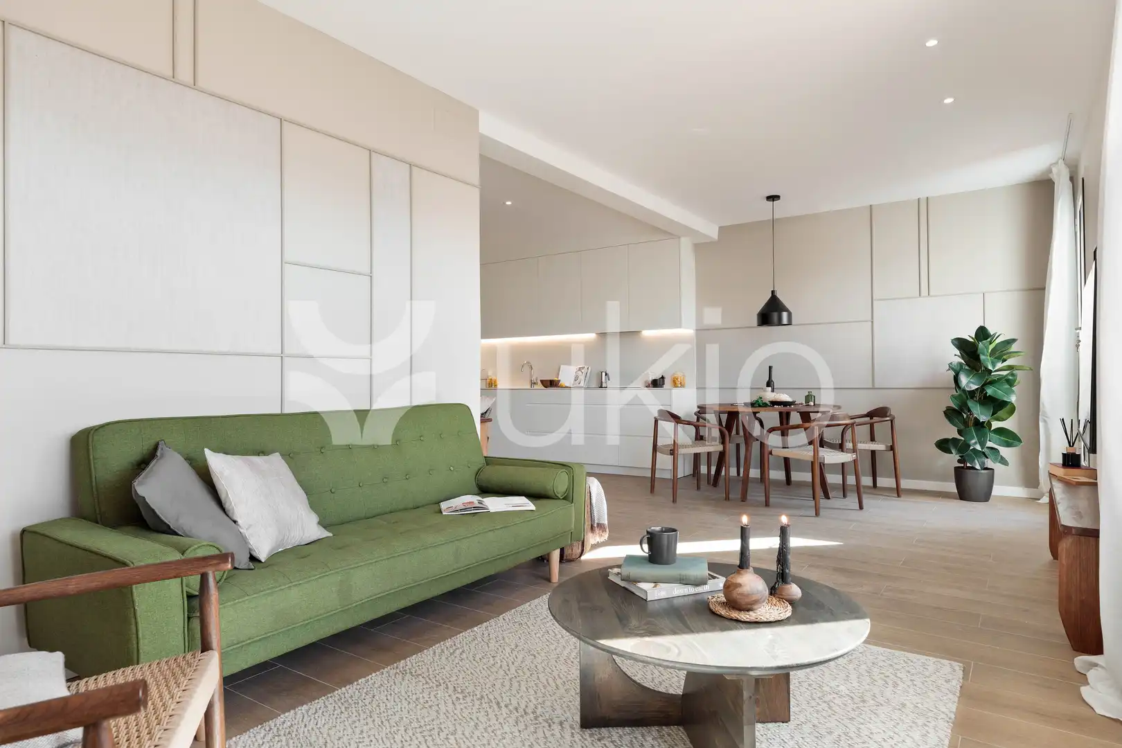 Living room of Attic for rent in Barcelona  with Air Conditioner, Heating and Terrace