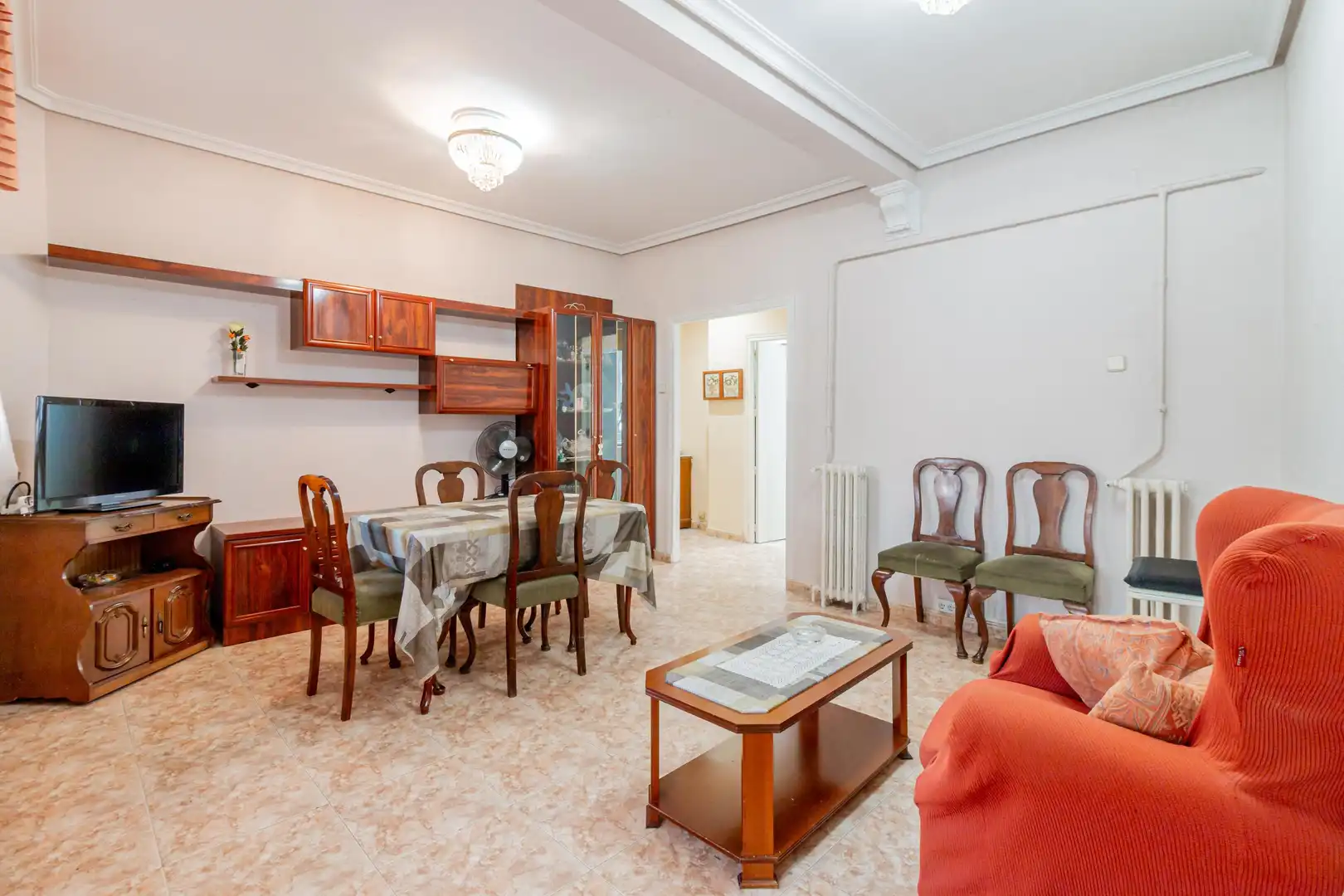 Sala de estar de Apartamento en venta en Madrid con Calefacción