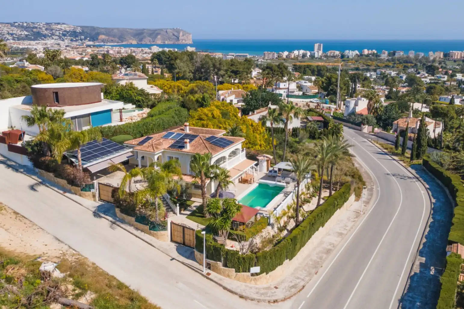 Exterior view of Houses for sale in Jávea / Xàbia  with Air Conditioner, Heating and Private garden