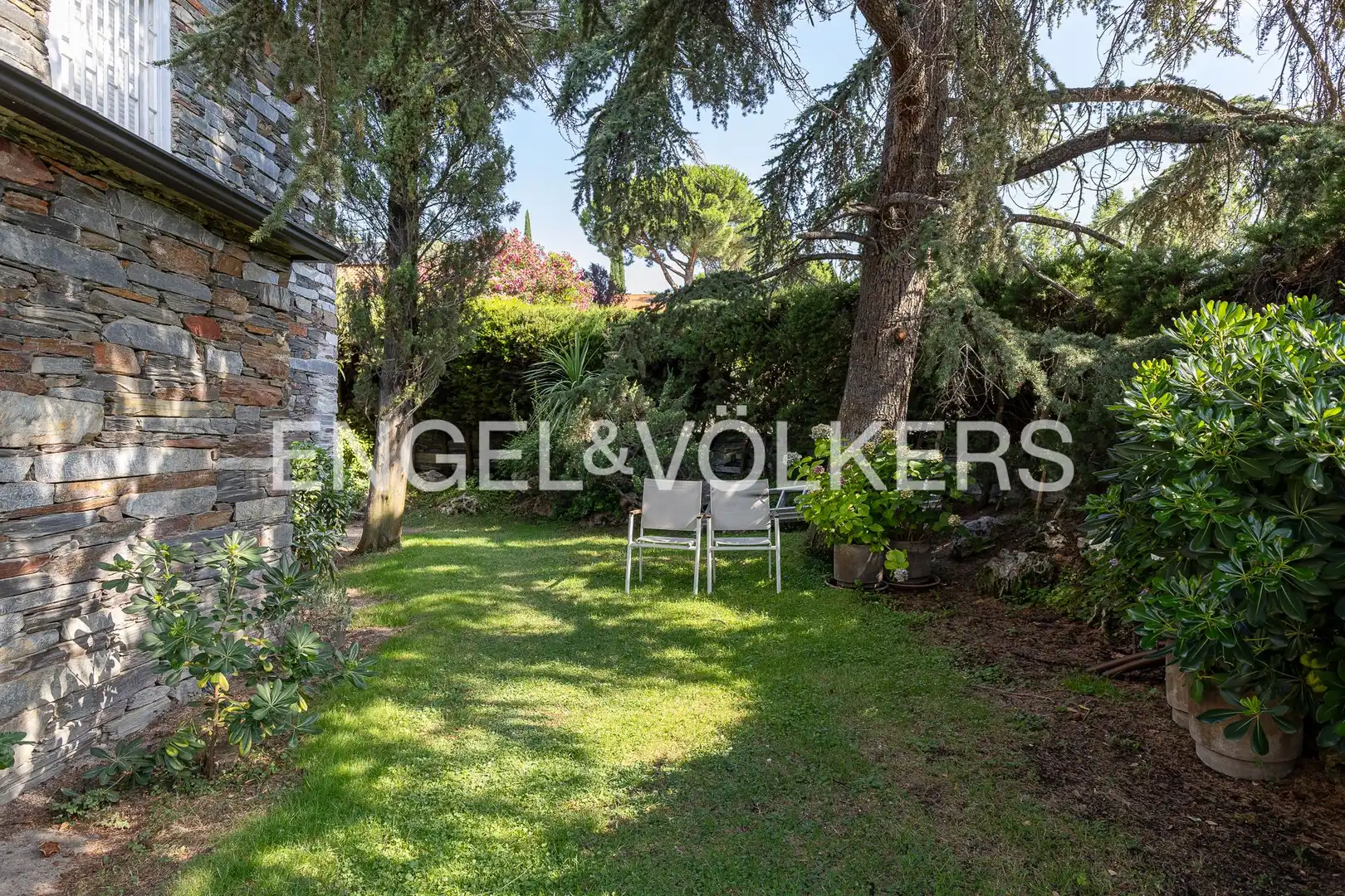 Garden of Houses for rent in Madrid  with Air Conditioner, Heating and Private garden