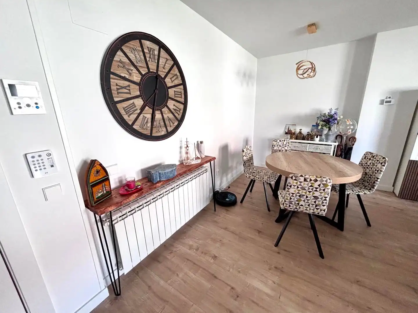 Dining room of Flat for sale in Gijón   with Heating, Private garden and Parquet flooring