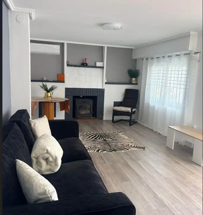 Sala d'estar de Casa o xalet en venda en Bétera amb Aire condicionat, Jardí privat i Terrassa
