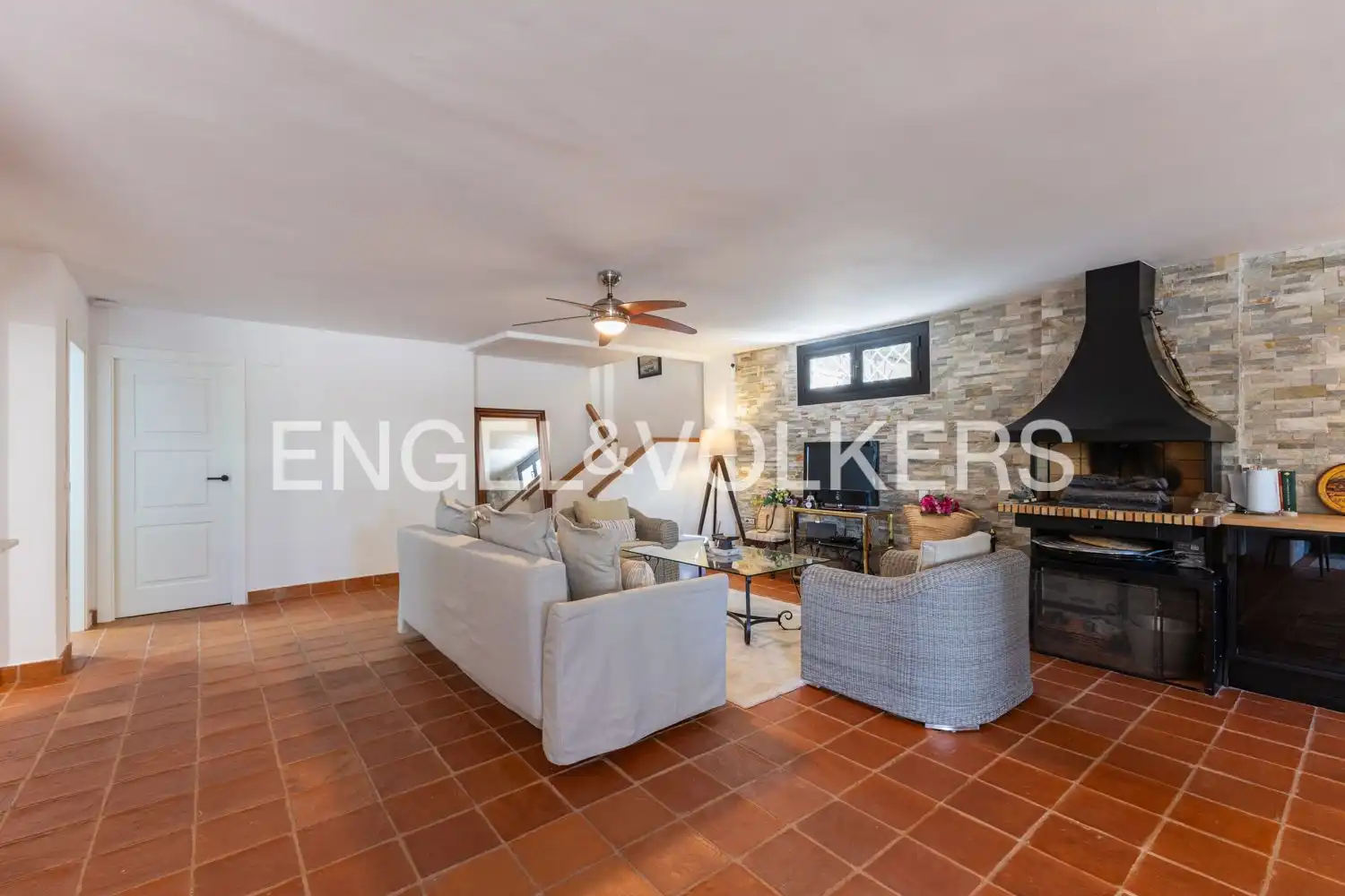Living room of Houses for rent in Riba-roja de Túria  with Air Conditioner, Heating and Private garden