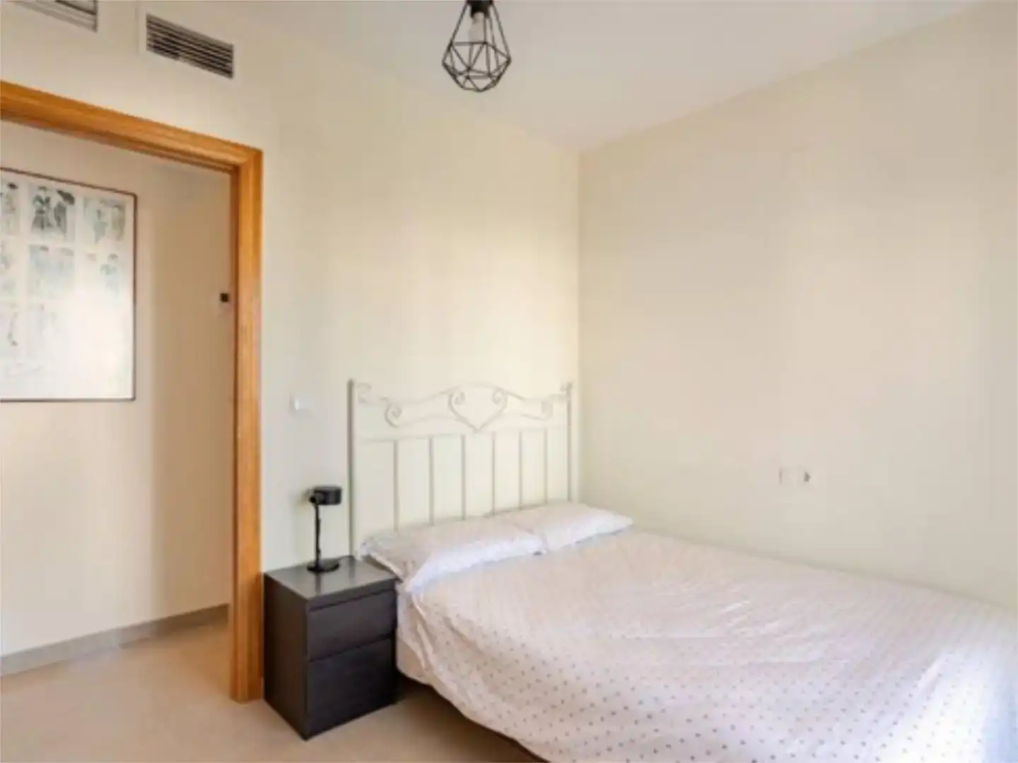 Bedroom of Flat for rent in El Campello  with Air Conditioner, Private garden and Swimming Pool