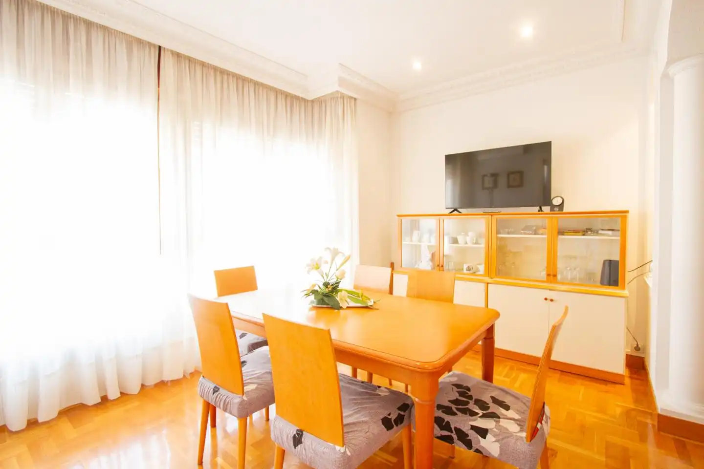 Esszimmer von Maisonette zum Verkauf in Villava / Atarrabia mit Klimaanlage, Heizung und Terrasse