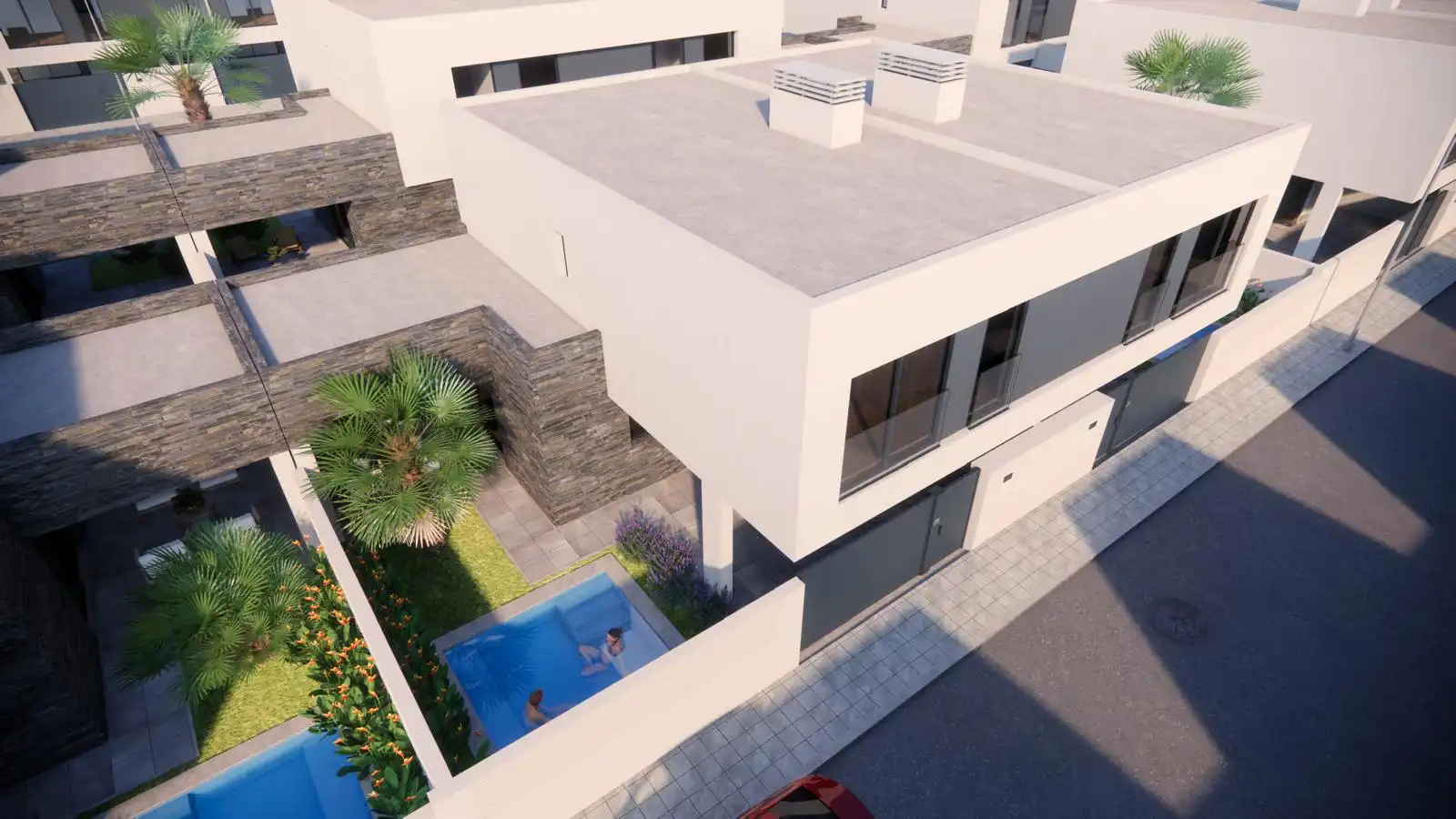Vista exterior de Casa o chalet en venta en Huércal de Almería con Terraza