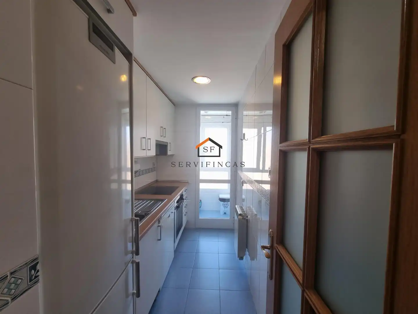 Kitchen of Flat for rent in Madrid  with Heating, Parquet flooring and Storage room