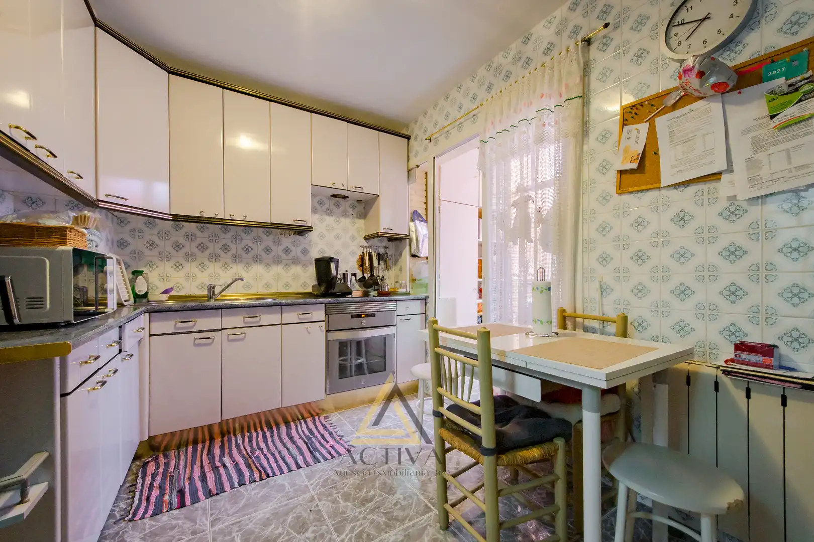 Kitchen of Flat for sale in Fuenlabrada  with Air Conditioner, Terrace and Furnished