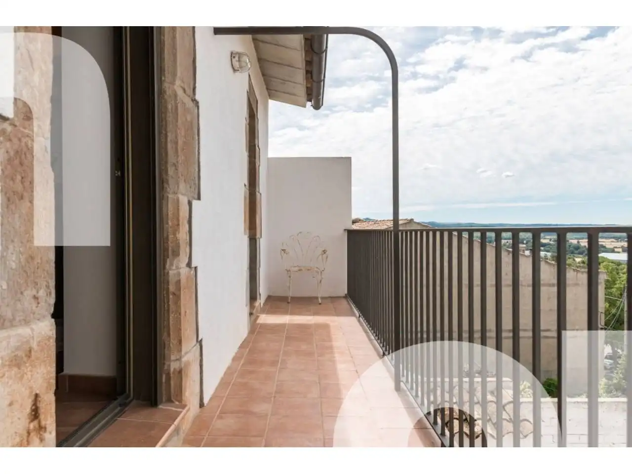 Balcony of Houses for sale in Moià  with Heating and Terrace